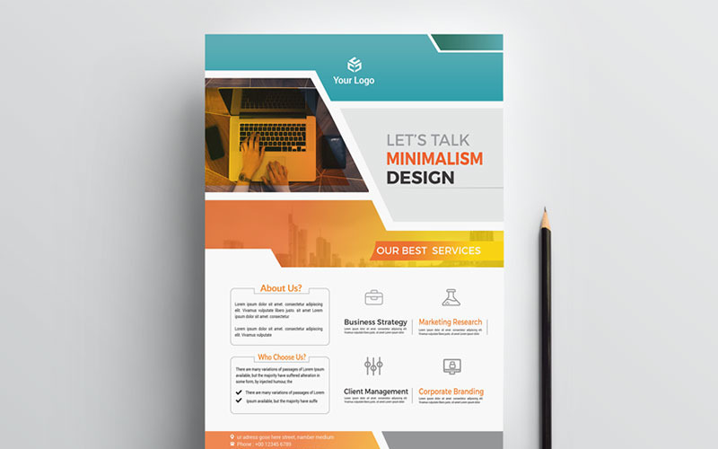 Download Фирменный стиль "Creative & Modern Flyer - Corporate Identity Template" / Creative & Modern Flyer - Corporate Identity Template - Фирменный стиль на тему графика flyer corporate artistic blue building computer graph graphic green hi-quality id kit internet logo modern multimedia official photo play prin