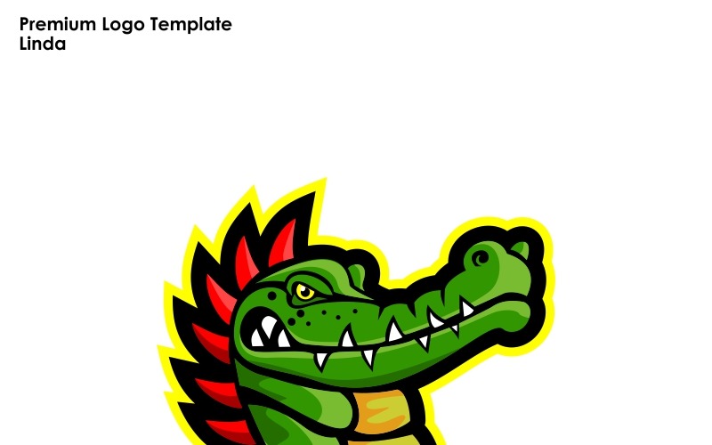 Download Шаблон логотипа "Crocodile Logo Template" / Crocodile Logo Template - Шаблон логотипа на тему графика crocodile logo crocodile template vector shillhouette animal shillouette