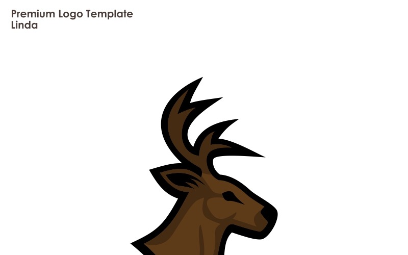 Download Шаблон логотипа "Deer head Logo Template" / Deer head Logo Template - Шаблон логотипа на тему графика abstract deer adventure beautiful boutique clothing cosmetics head elegant exclusive fashion forest hunt hunter hunting luxury modern nature outdoor wildlife