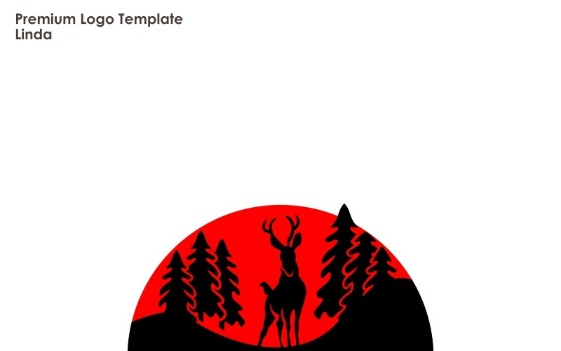 Download Шаблон логотипа "Deer Logo Template" / Deer Logo Template - Шаблон логотипа на тему графика abstract deer adventure beautiful boutique clothing cosmetics head elegant exclusive fashion forest hunt hunter hunting luxury modern nature outdoor wildlife