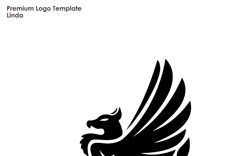 Download Шаблон логотипа "Gryphon Logo Template" / Gryphon Logo Template - Шаблон логотипа на тему графика animal animals bird brand branding business corporate creative design eagle fantasy fictional fighting finance fly griffin gryphon hawk lion majestic