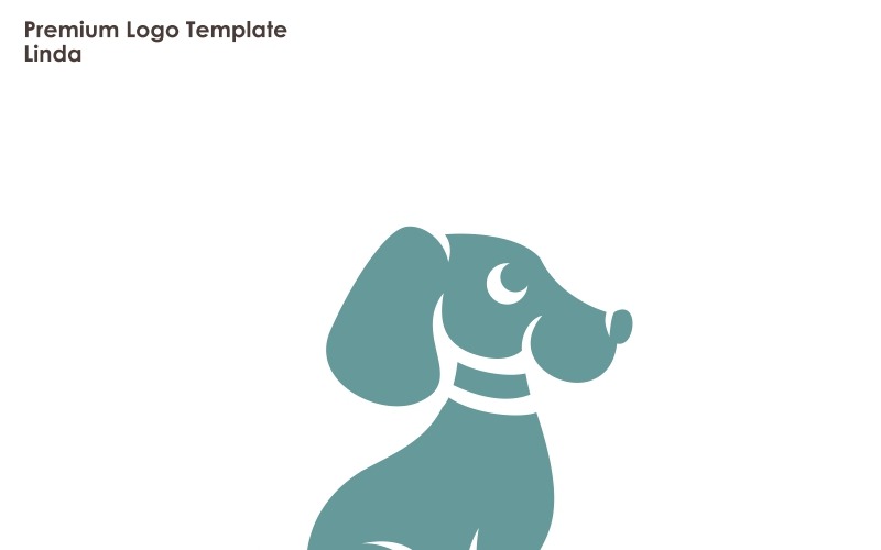 Köpek Logo Şablonu
