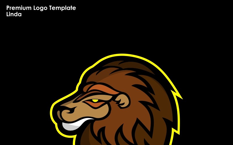 Download Шаблон логотипа "Lion Logo Template" / Lion Logo Template - Шаблон логотипа на тему графика animals club creative crest crown design emblem gold graphic great head hotel icon illustrator king leader lion logo luxurious luxury