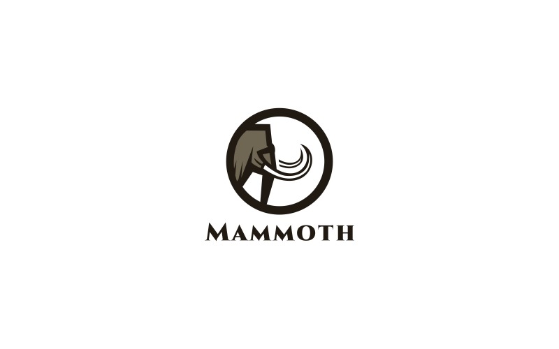 Download Шаблон логотипа "Mammoth Logo Template" / Mammoth Logo Template - Шаблон логотипа на тему графика age ancient animals branding business cave caveman company ecology elephant forest hair ice logo mascot nature prehistoric retro shape snow,art,creative,design,elephant,logo,mammoth,media,mod