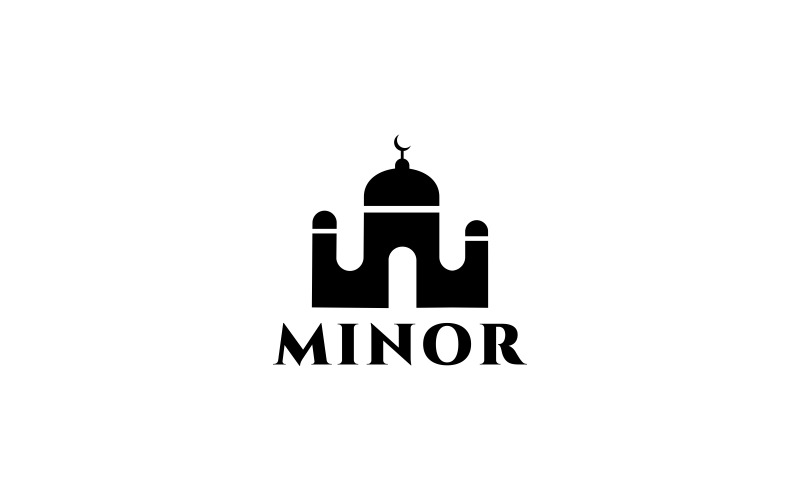 Modèle de logo mineur