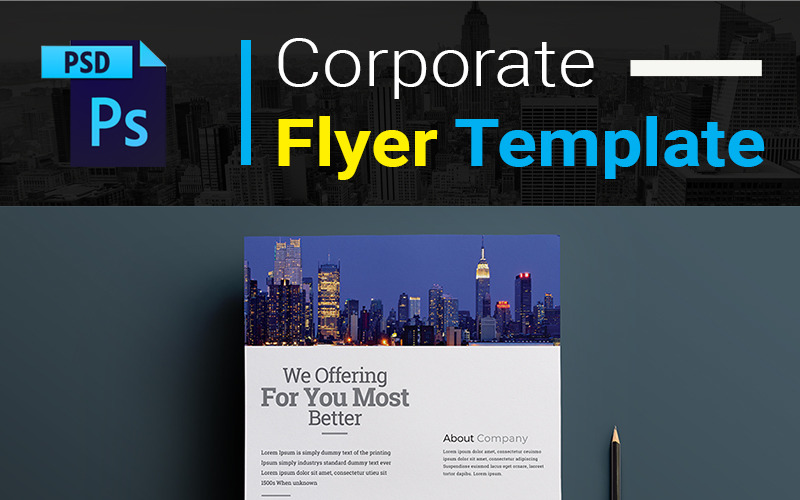 Download Фирменный стиль "Offer Flyer - Corporate Identity Template" / Offer Flyer - Corporate Identity Template - Фирменный стиль на тему графика ad agency builder bundle business clean coaching company concept consulting corporate creative design digital flyer flyers marketing modern multipurpose office
