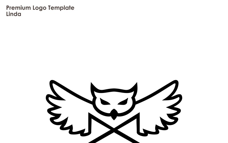 Download Шаблон логотипа "Owl Logo Template" / Owl Logo Template - Шаблон логотипа на тему графика abstract bird business company corporate creative design elegant emblem fashion fly flying freedom jewellery jewelry logo logotype luxury owl power