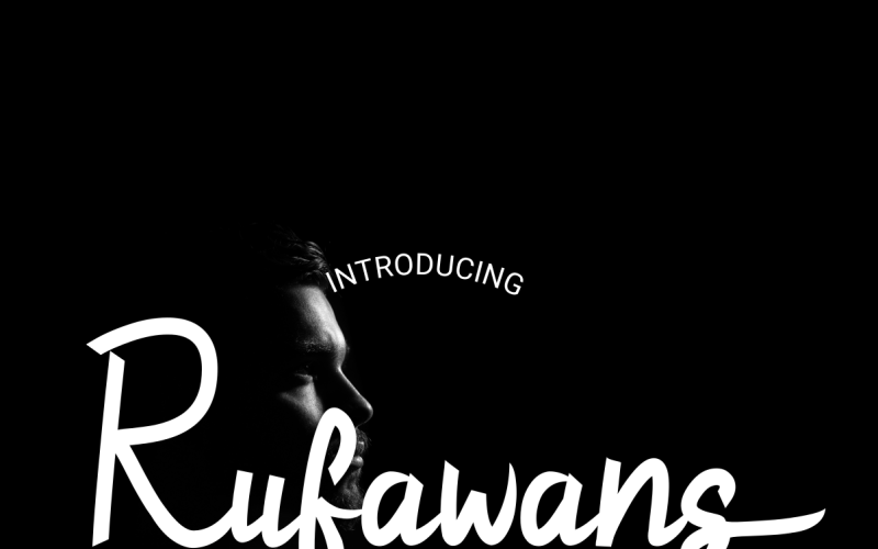 Rufawans cursief lettertype