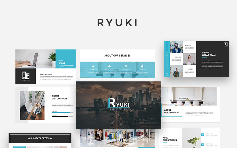 Ryuki - 创意 PowerPoint 模板