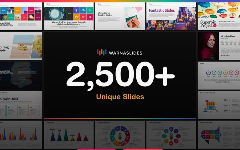 Warna Slides - For Business, Startup, Creative Agency PowerPoint Template