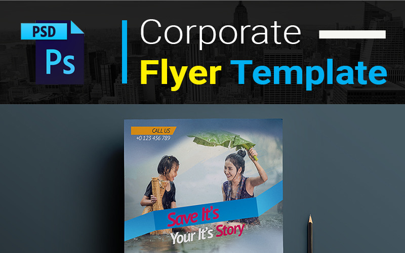 Download Фирменный стиль "Your Story Flyer - Corporate Identity Template" / Your Story Flyer - Corporate Identity Template - Фирменный стиль на тему графика ad agency builder bundle business clean coaching company concept consulting corporate creative design digital flyer flyers marketing modern multipurpose office
