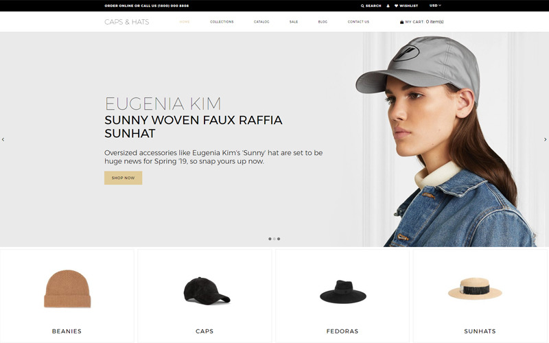 модная многостраничная элегантная тема shopify