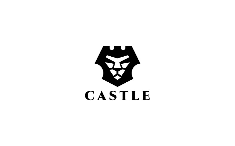 Download Шаблон логотипа "Castle Lion Logo Template" / Castle Lion Logo Template - Шаблон логотипа на тему графика best logo match best selling envato graphicriver lion head,castle,lion,head,logo,knight,fort,design,animal,games,secure,shield,king,brand,unique