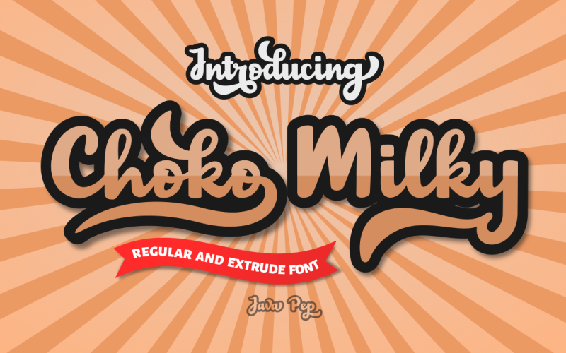 Choko Milky - Fun and Bold Font