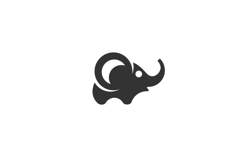 Download Шаблон логотипа "Elephant Logo Template" / Elephant Logo Template - Шаблон логотипа на тему графика 2015 logo animals best brand branding company creative cut elephant mark emblem event events kid logotype luxury mammoth new year,elephant,cute,logo,animal,design,unique,art