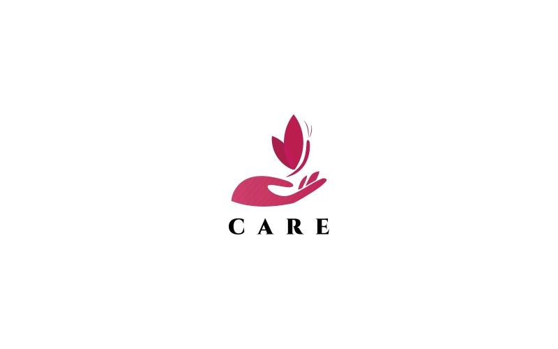 Download Шаблон логотипа "Hand Care Butterfly Logo Template" / Hand Care Butterfly Logo Template - Шаблон логотипа на тему графика beauty butterfly cosmetic medical nature practice resort spa wellnes woman yoga,brand,branding,business,charity,commerce,company,connect,connection,corporate,creative,deal,design,gaming,hand,