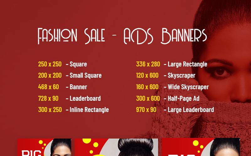 Promoção de moda - Banner animado de anúncios
