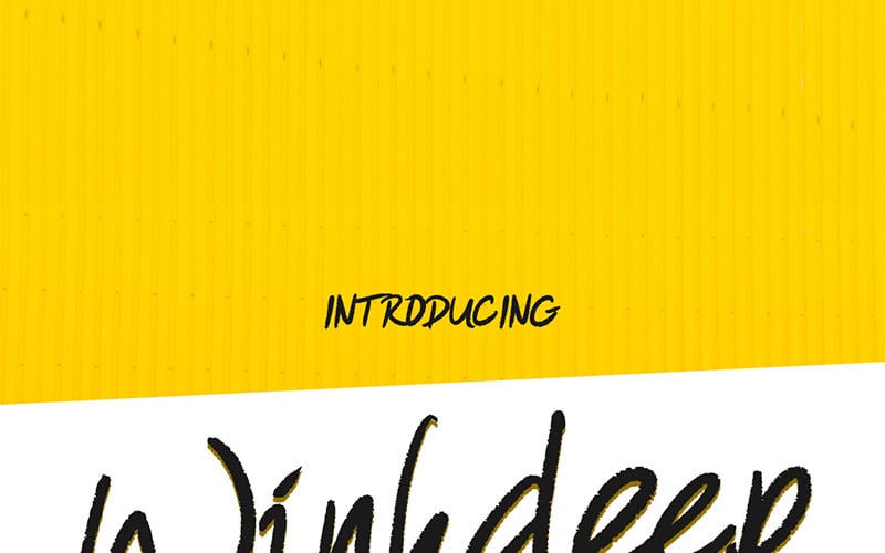 Wink Deep Duo-lettertype