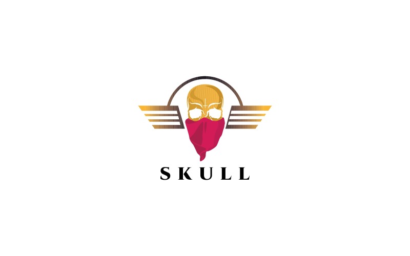 Kafatası Logo Şablonu