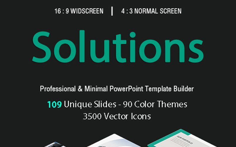 Презентація бізнес-рішень шаблон PowerPoint