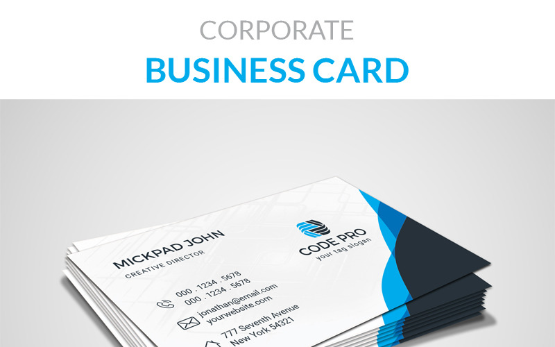 Code Pro Business Card vol. 1 - Шаблон фірмового стилю