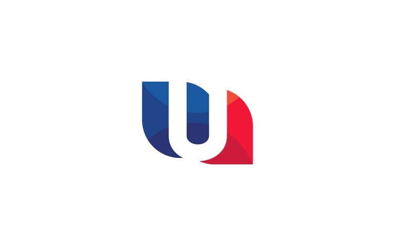 Plantilla de logotipo letra U
