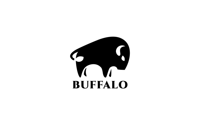 Download Шаблон логотипа "Buffalo Logo Template" / Buffalo Logo Template - Шаблон логотипа на тему графика black blue brand branding brave bull logo business capital market cash company creative finance financial solutions fund funding gray grey,american,buffalo,animal,animals,app,artwork,bison,bl