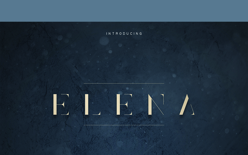 Download Шрифт "Elena Font" / Elena Font - Шрифт на тему графика display branding fontfamily typeface font print handmade custom poster creative
