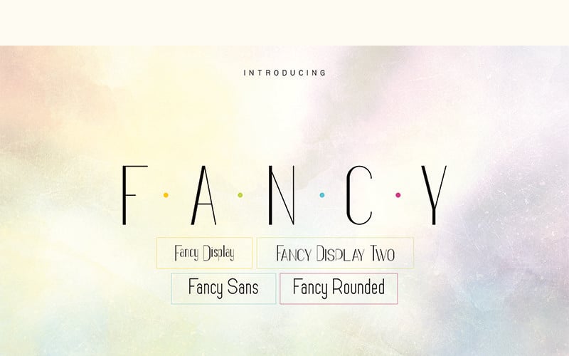 Fancy lettertype