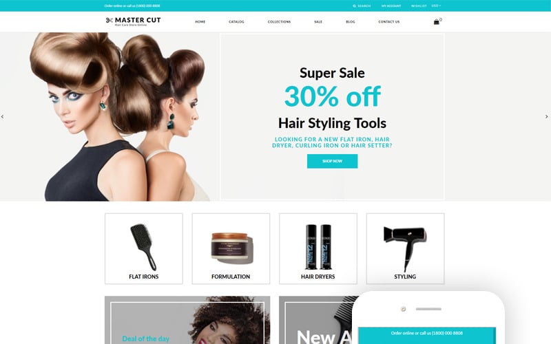 Master Cut - Beauty Clean Shopify Theme
