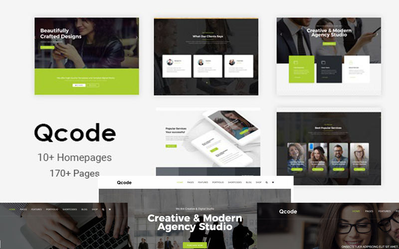 Qcode - Responsive MultiPurpose Joomla Template