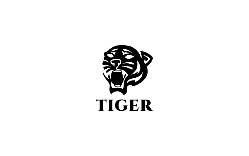 Download Шаблон логотипа "Tiger Logo Template" / Tiger Logo Template - Шаблон логотипа на тему графика animal animals cartoon character characters circle fast head kid kids king man orange power powerpoint strong symbol tige,tiger,head,logo,cat,roar,sport