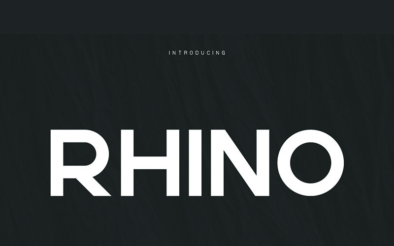 Carattere Rhino