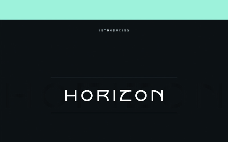 Czcionka Horizon