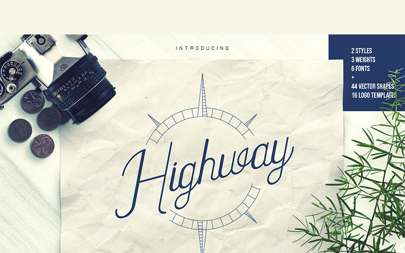 Highway betűtípus