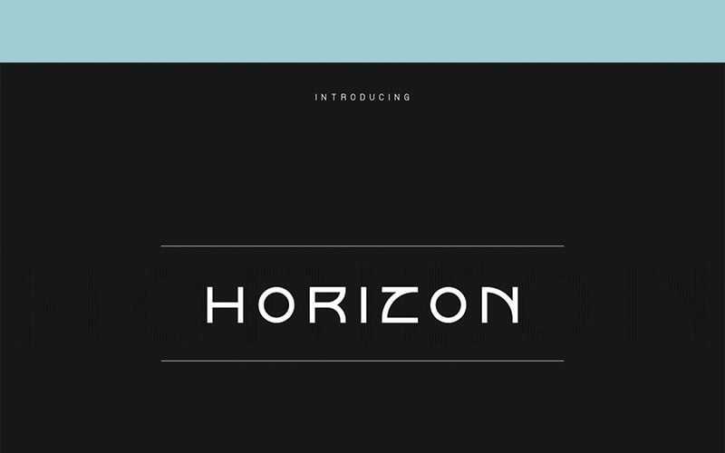 Download Шрифт "Horizon Font" / Horizon Font - Шрифт на тему графика display branding fontfamily typeface font print handmade custom poster creative