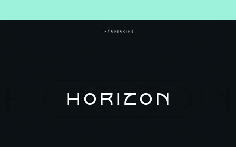Horizon Lettertype