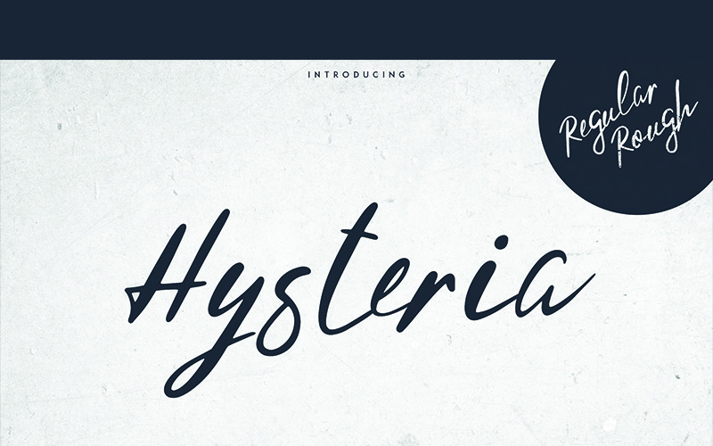 Hysteria Yazı Tipi