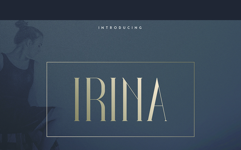 Download Шрифт "Irina Font" / Irina Font - Шрифт на тему графика display branding fontfamily typeface font print handmade custom poster creative
