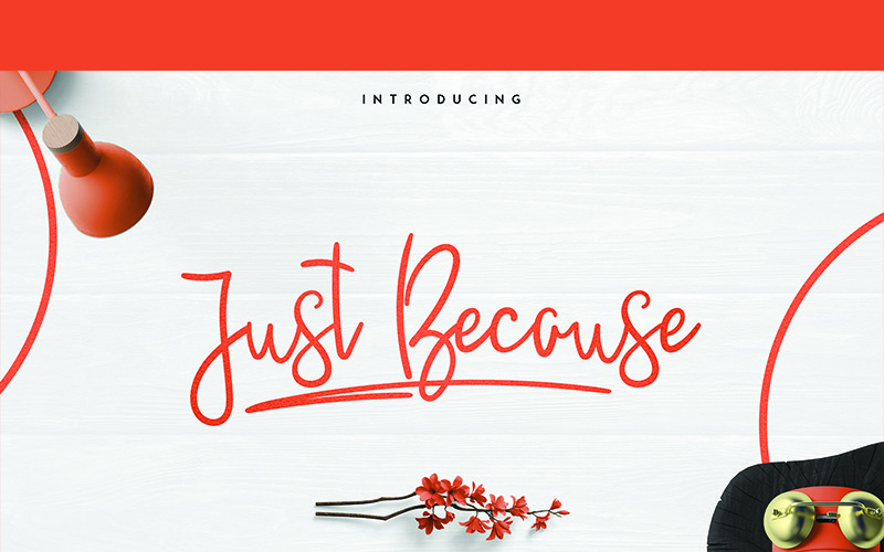 Download Шрифт "Just Because Font" / Just Because Font - Шрифт на тему графика display branding fontfamily typeface font print handmade custom poster creative
