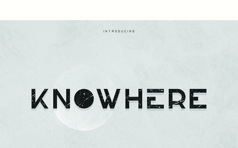 Knowhere字体