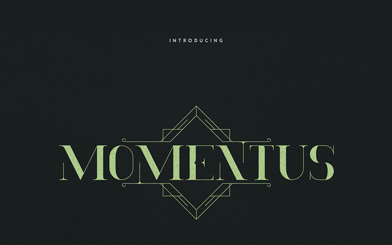 Momentus betűtípus