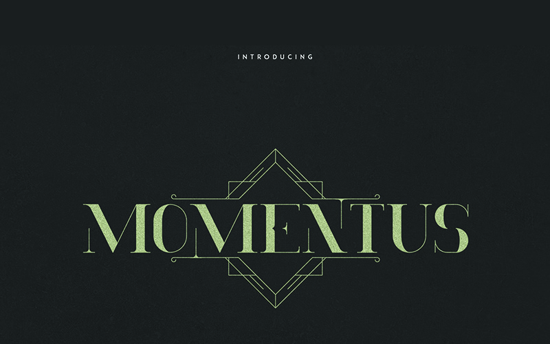 Download Шрифт "Momentus Font" / Momentus Font - Шрифт на тему графика display branding fontfamily typeface font print handmade custom poster creative