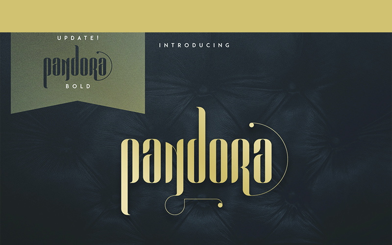 Download Шрифт "Pandora Font" / Pandora Font - Шрифт на тему графика display branding fontfamily typeface font print handmade custom poster creative