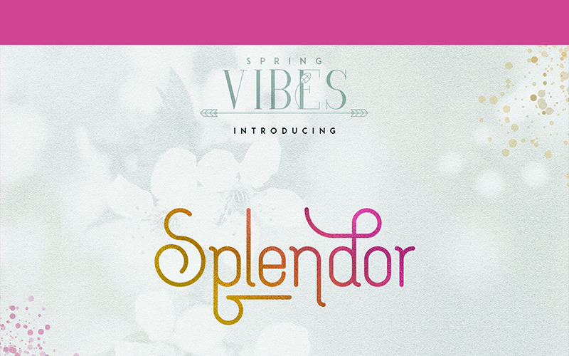 Download Шрифт "Splendor Font" / Splendor Font - Шрифт на тему графика display branding fontfamily typeface font print handmade custom poster creative