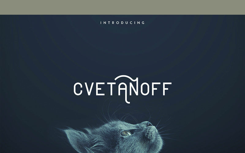 Шрифт Cvetanoff