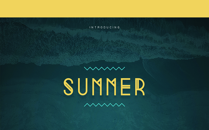 Download Шрифт "Summer Font" / Summer Font - Шрифт на тему графика display branding fontfamily typeface font print handmade custom poster creative