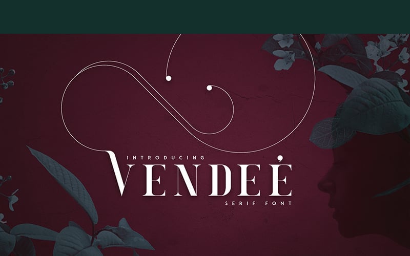 Download Шрифт "Vendee Font" / Vendee Font - Шрифт на тему графика display branding fontfamily typeface font print handmade custom poster creative