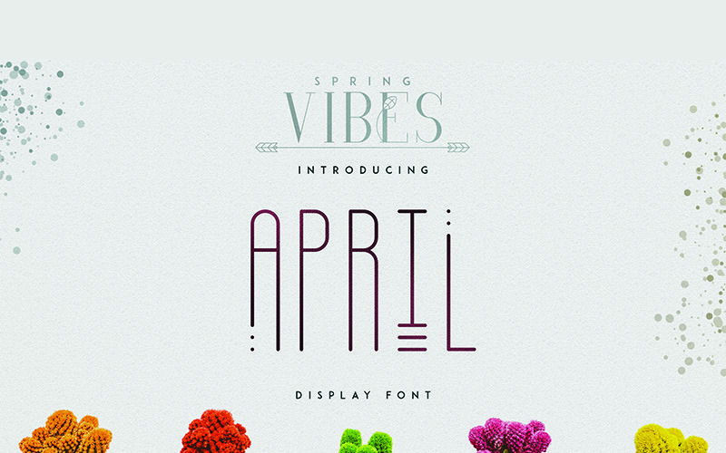 April lettertype