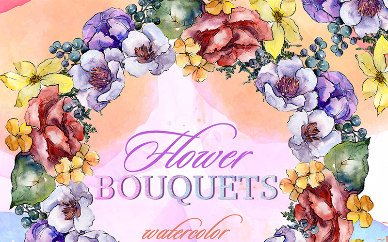 Download Иллюстрация "Bouquets Surprise Watercolor Png - Illustration" / Bouquets Surprise Watercolor Png - Illustration - Иллюстрация на тему графика bouquets surprise watercolor png